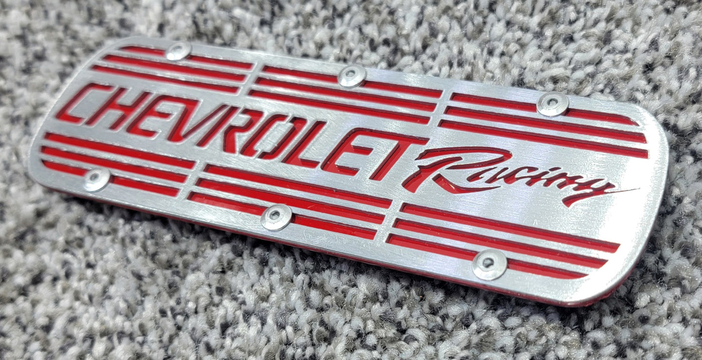 Chevrolet Racing Valve Cover Collection - Magnet And Diecast Display