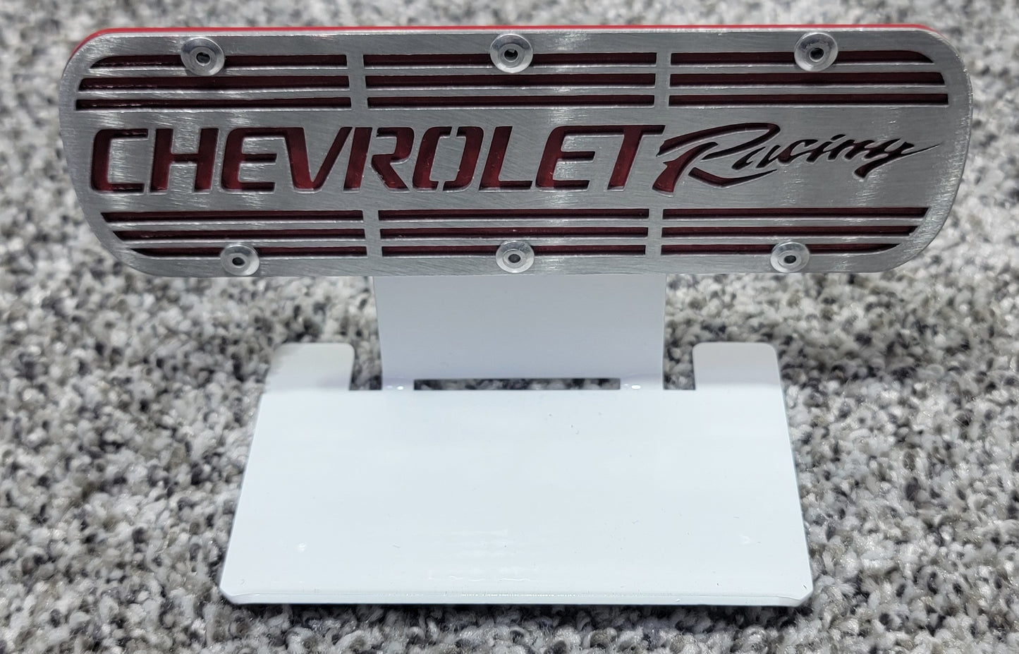 Chevrolet Racing Valve Cover Collection - Magnet And Diecast Display