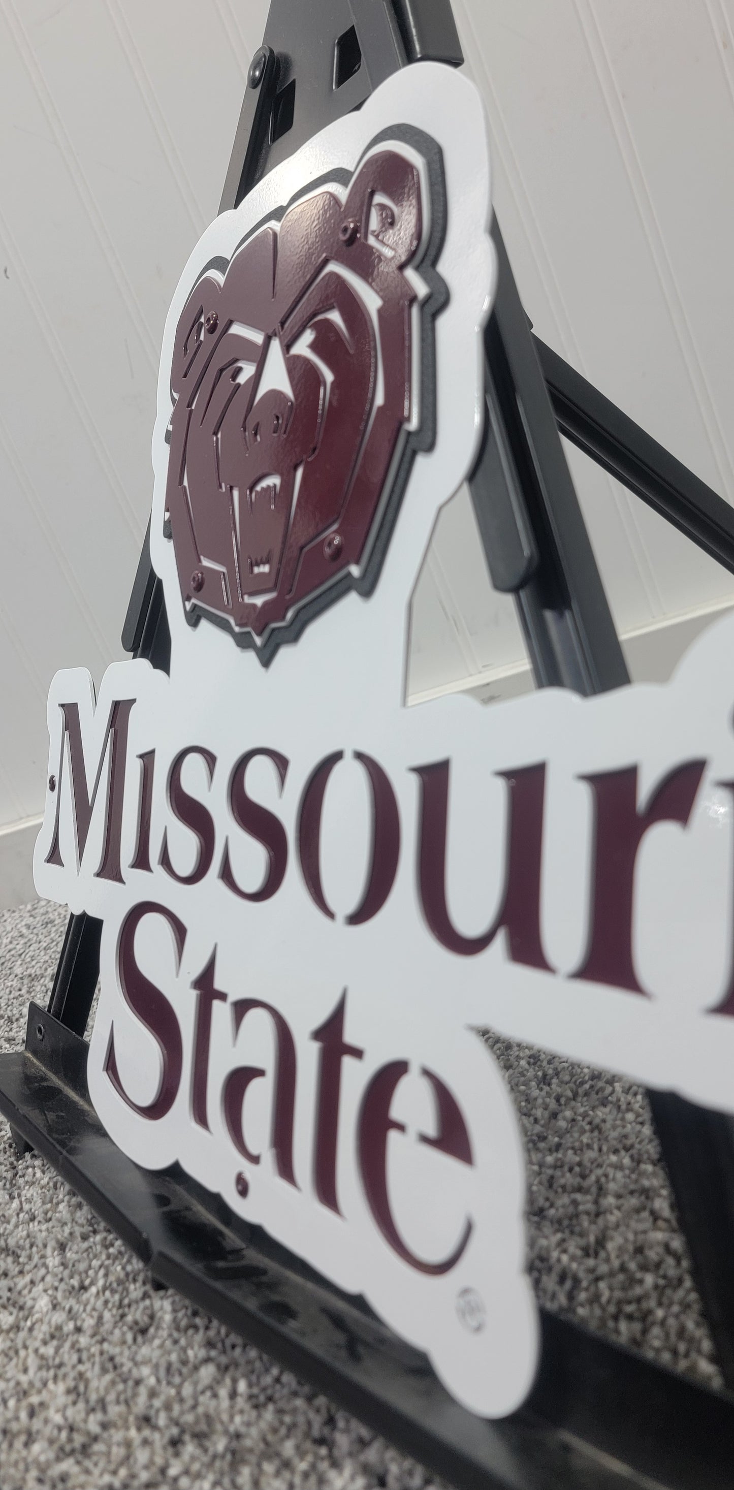 Missouri State Bears Logo with "Missouri State" Dorm Room Size