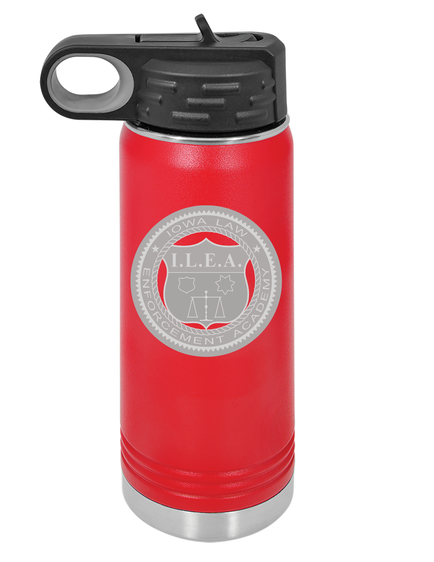 I.L.E.A. Logo 32oz Engraved Water Bottle - Add your class #!