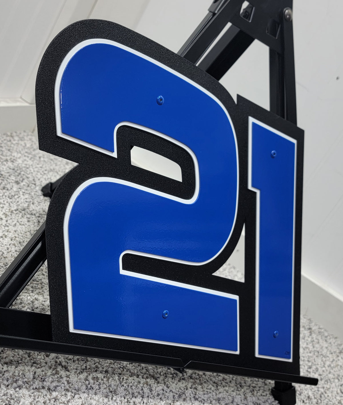 21 Figure Post Austin Hill #21 Plain Sheet Metal Number – Premier Metal Art