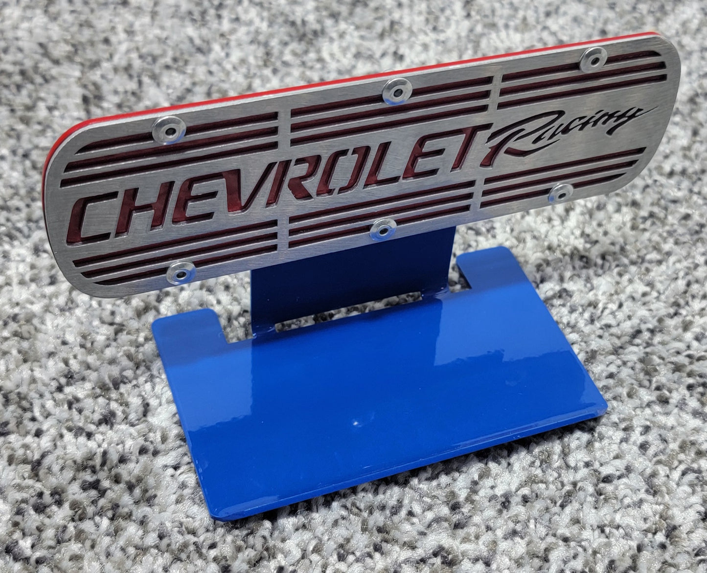 Chevrolet Racing Valve Cover Collection - Magnet And Diecast Display
