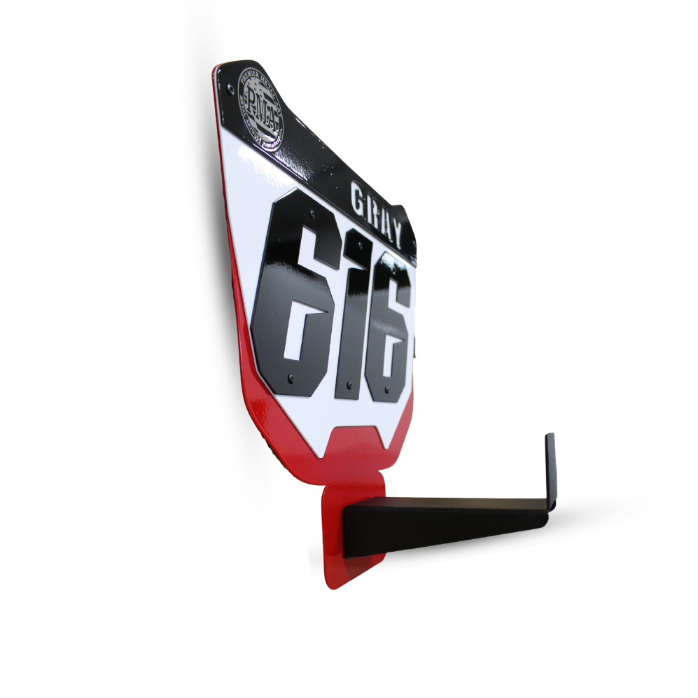 Customized Number Plate Helmet Holder