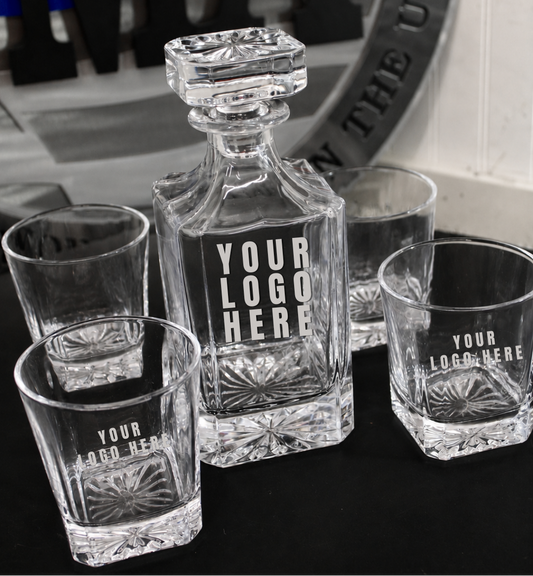 Custom Engraved Decanter Set
