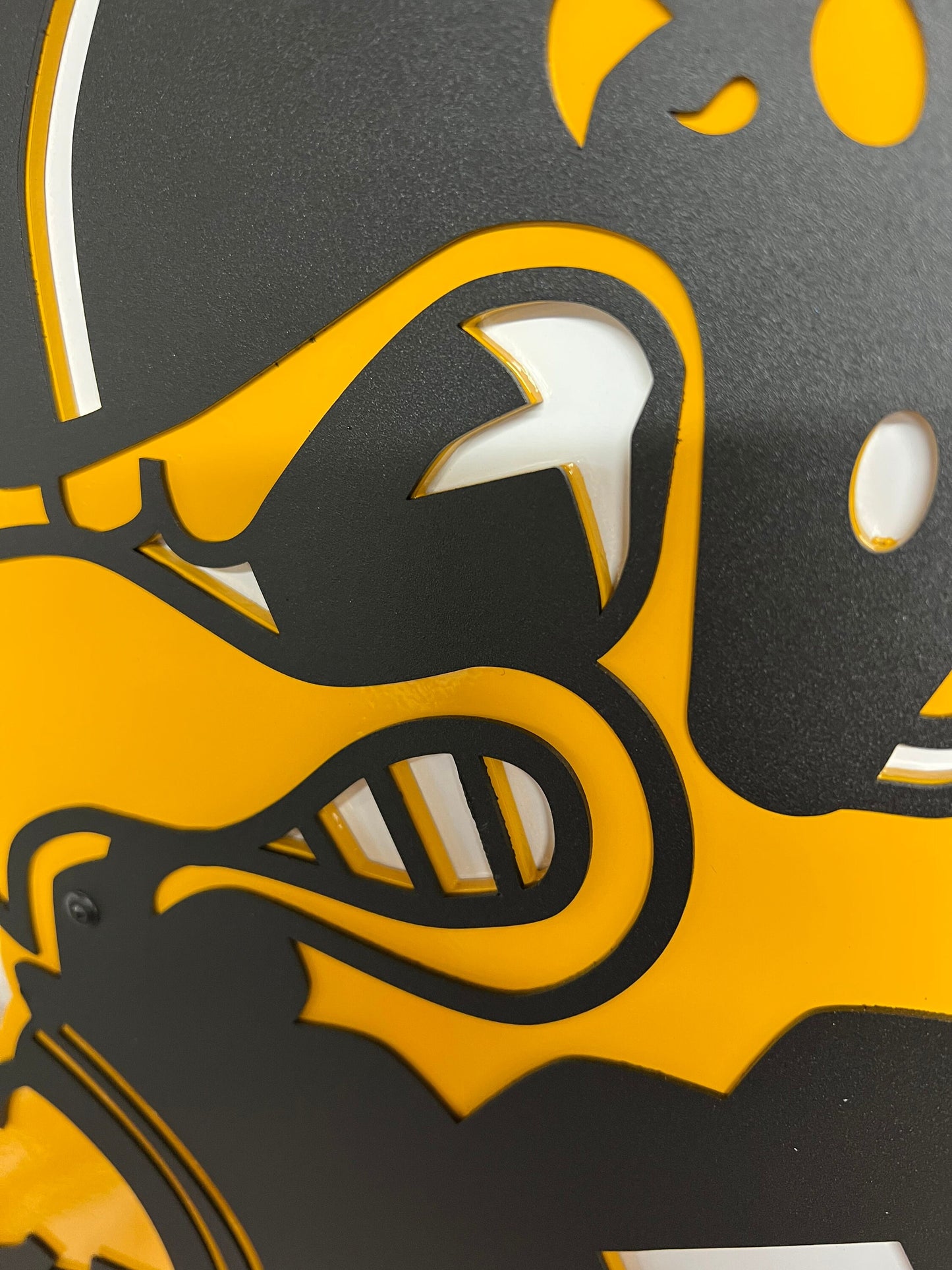 Iowa Hawkeyes Vintage Football Pose Herky Yardstake